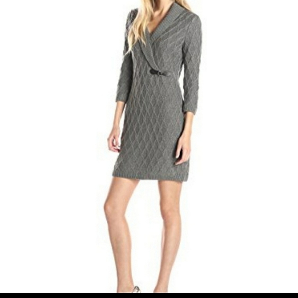 Calvin Klein sweater dress.
